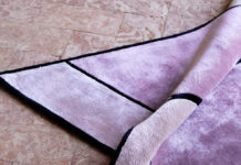 Intrecci di trame e colori per il tappeto di design